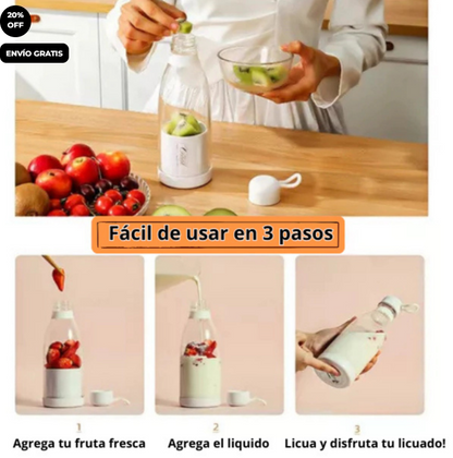 Mini Licuadora Portatil 2 en 1