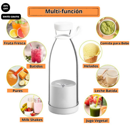 Mini Licuadora Portatil 2 en 1