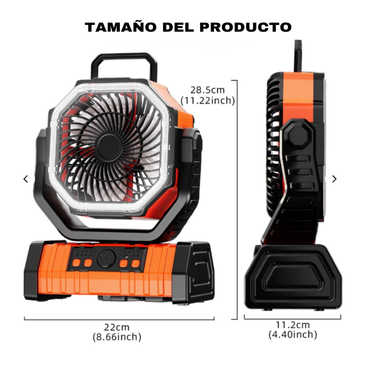 Abanico portátil inalambrico -Recargable- 20000mAh ™